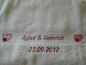 Preview: Frotte-Garnitur *HOCHZEIT*