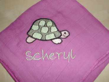 Nuscheli 60x60 Schildkröte