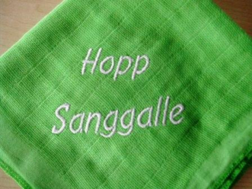 Preview: Nuscheli 80x80 bestickt