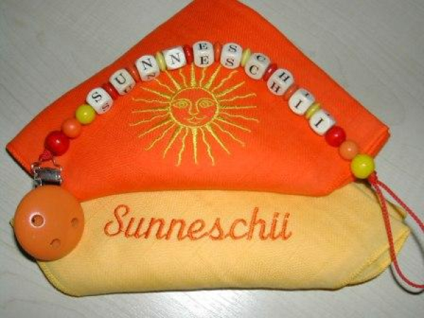 Nuscheli/Nuggikette Set Sunneschii