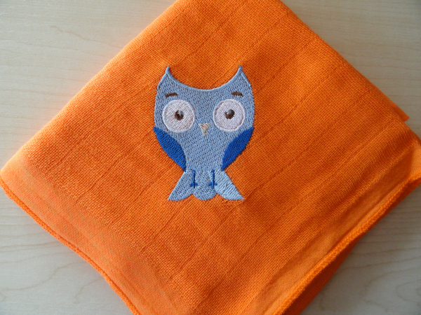 Nuscheli 80x80 bestickt