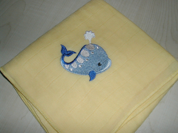 Nuscheli 60x60 Walfisch