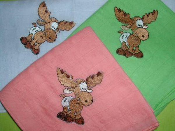 Nuscheli 60x60 Elch