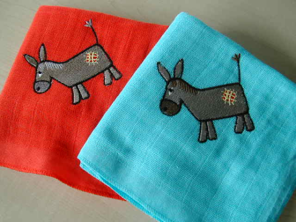 Nuscheli 60x60 Esel