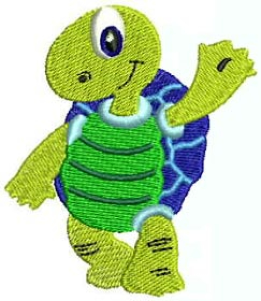 Motiv Schildkröte stehend