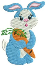 Motiv Hase mit Karotte