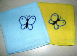 Nuscheli 60x60 Butterfly