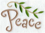 Schriftzug PEACE